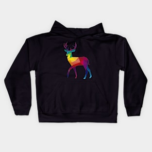 Deer Colorful Kids Hoodie